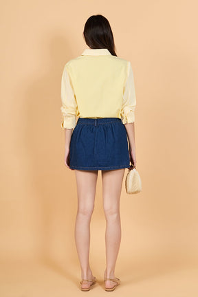 ENGLISH FACTORY - Essential Stripe Collared Shirt - BLOUSES available at Objectrare