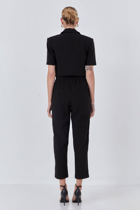 ENDLESS ROSE - Cropped Short Sleeve Blazer - BLAZERS available at Objectrare