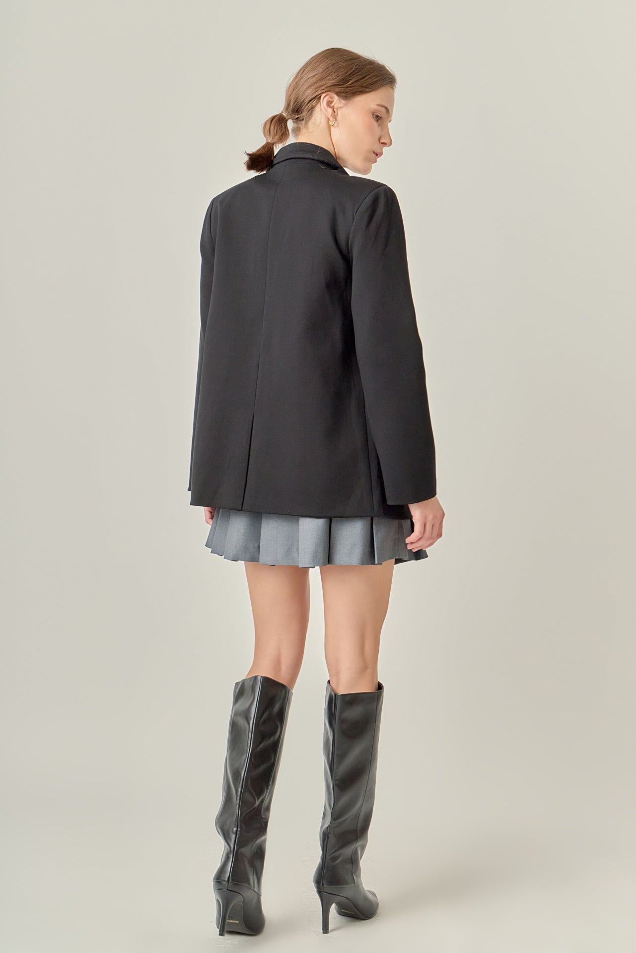 ENGLISH FACTORY - Terry Round Collared Blazer - BLAZERS available at Objectrare