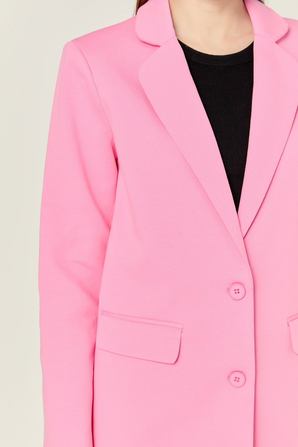 ENGLISH FACTORY - Terry Round Collared Blazer - BLAZERS available at Objectrare