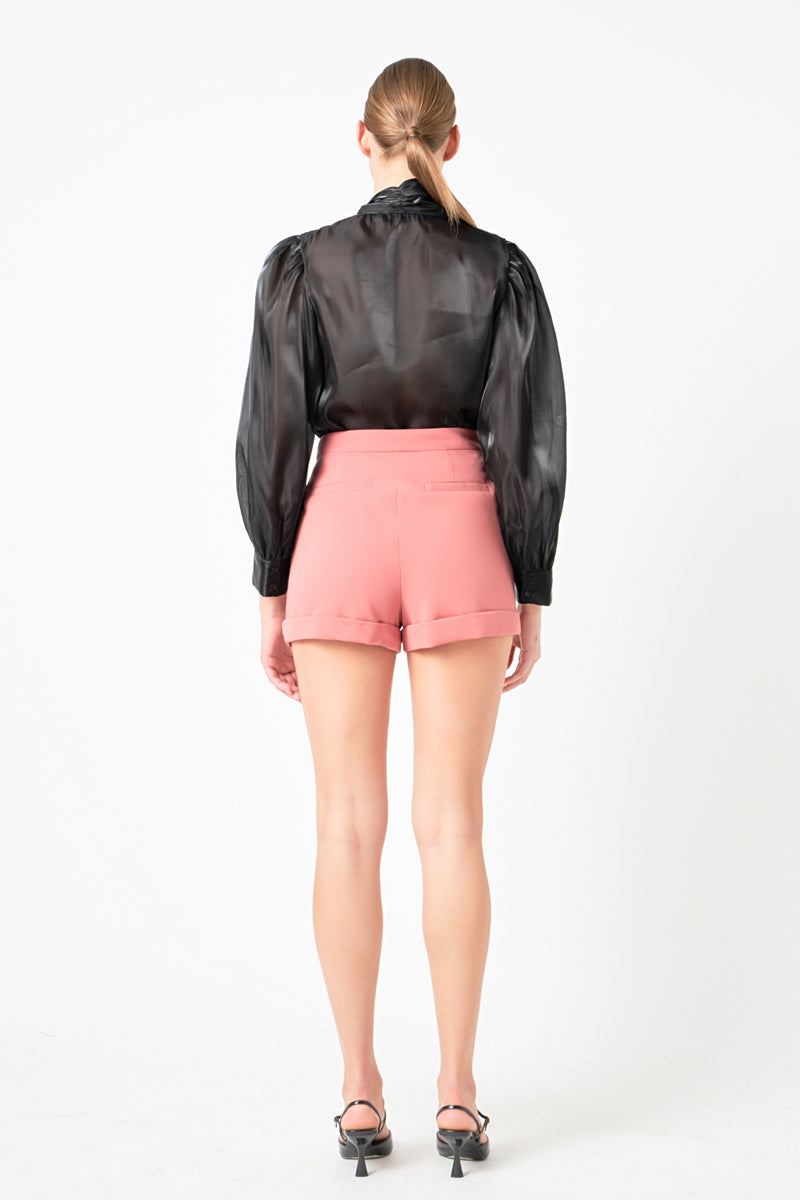 ENDLESS ROSE - Organza Blouse Top - TOPS available at Objectrare