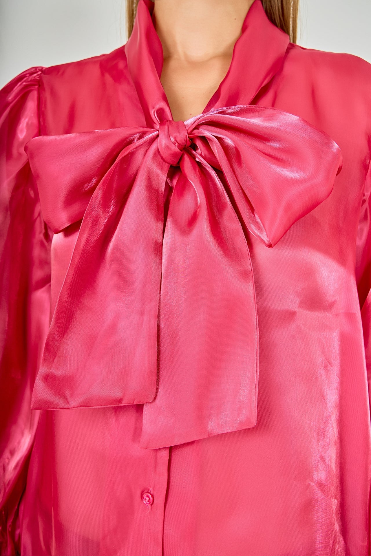 ENDLESS ROSE - Organza Blouse Top - TOPS available at Objectrare