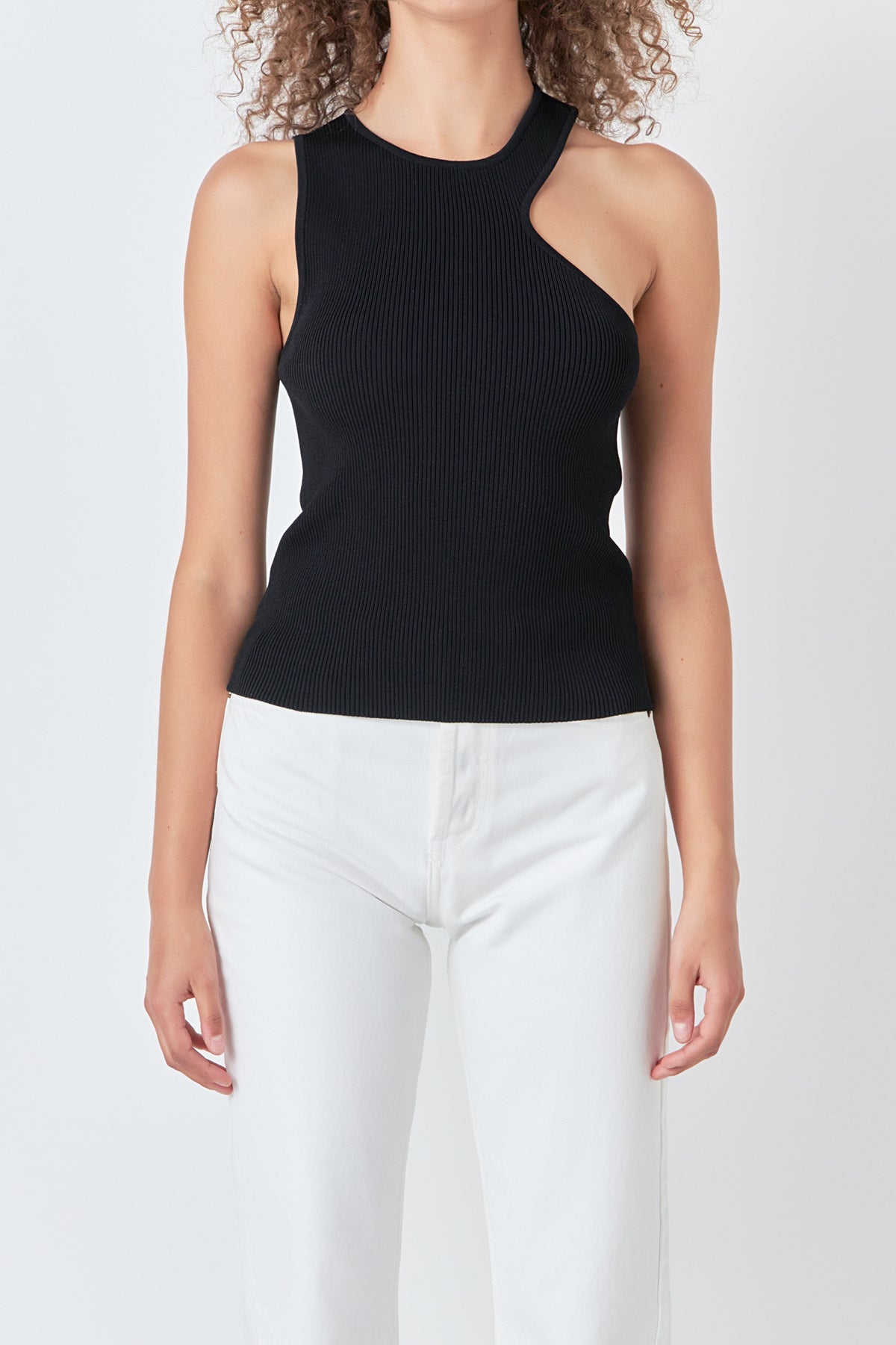 ENDLESS ROSE - Cutout Knit Top - TOPS available at Objectrare