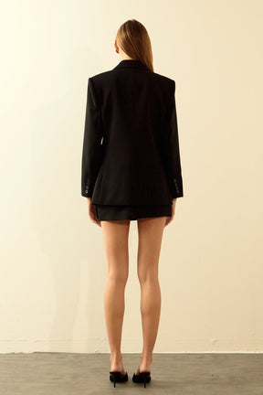 ENDLESS ROSE - Double Breast Basic Blazer - BLAZERS available at Objectrare