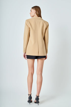 ENDLESS ROSE - Single Breast 2 Piece Button Blazer - BLAZERS available at Objectrare