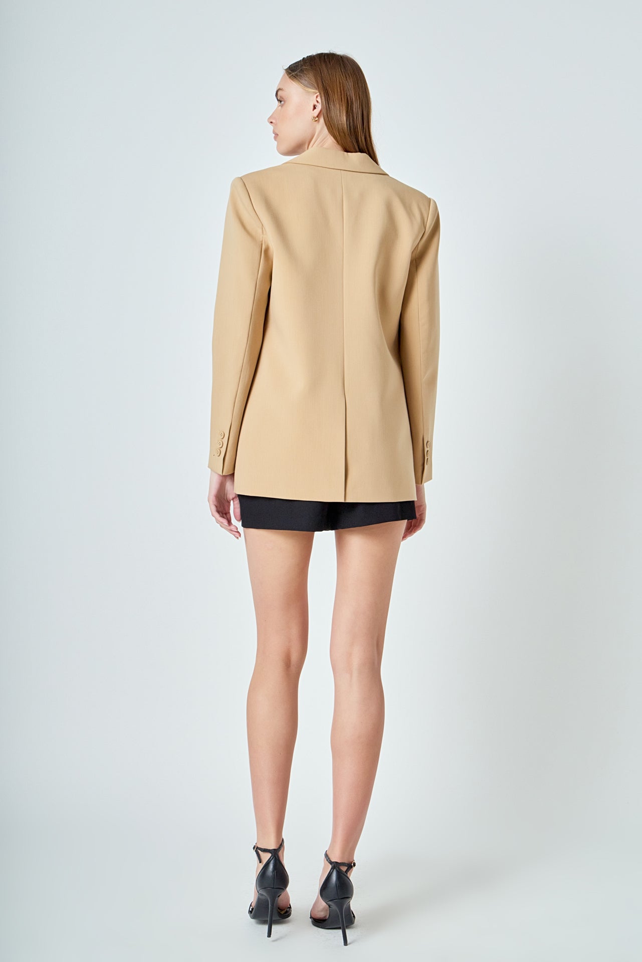 ENDLESS ROSE - Single Breast 2 Piece Button Blazer - BLAZERS available at Objectrare