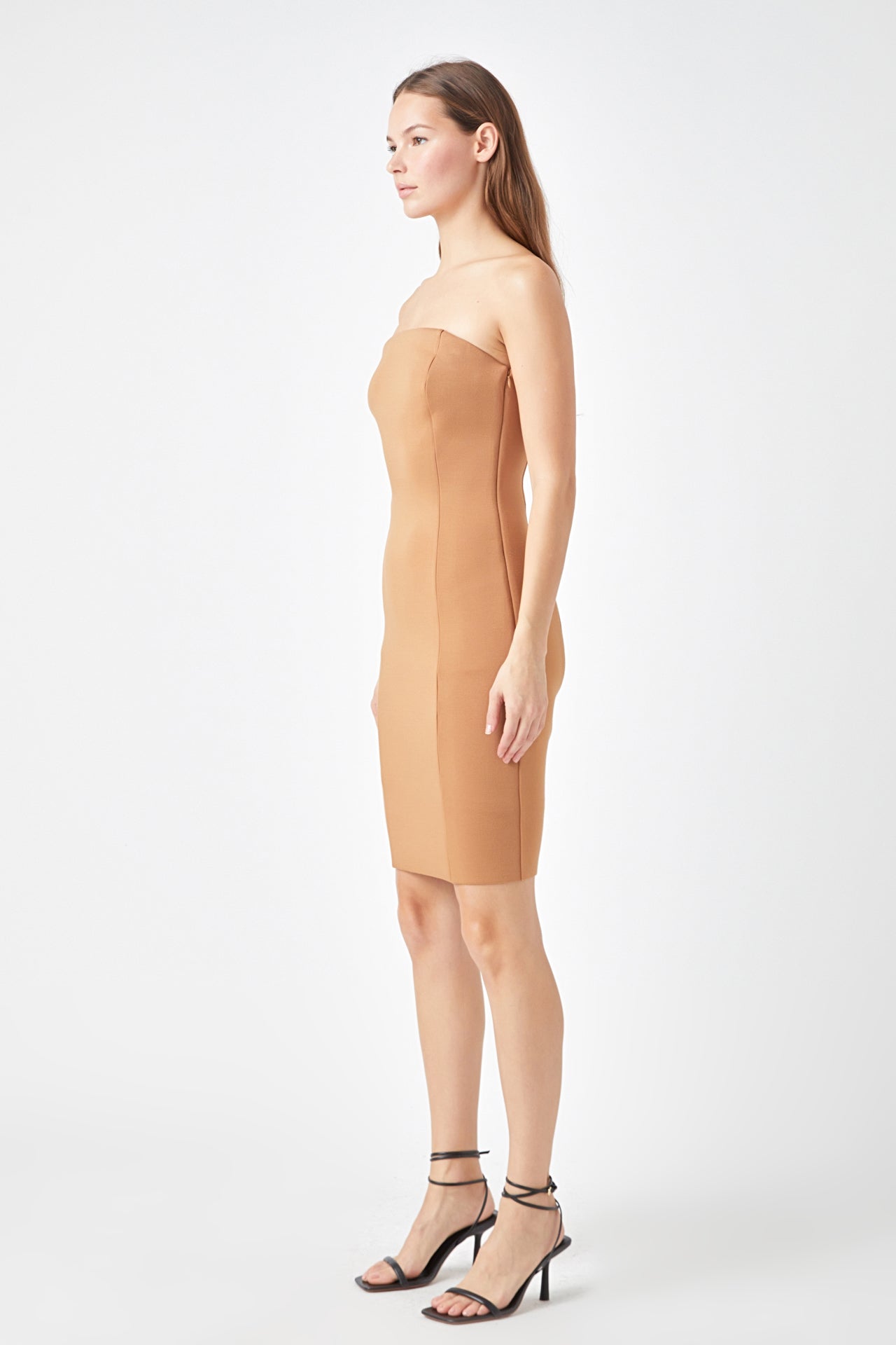 ENDLESS ROSE - Endless Rose - Scuba Strapless Mini Dress - DRESSES available at Objectrare