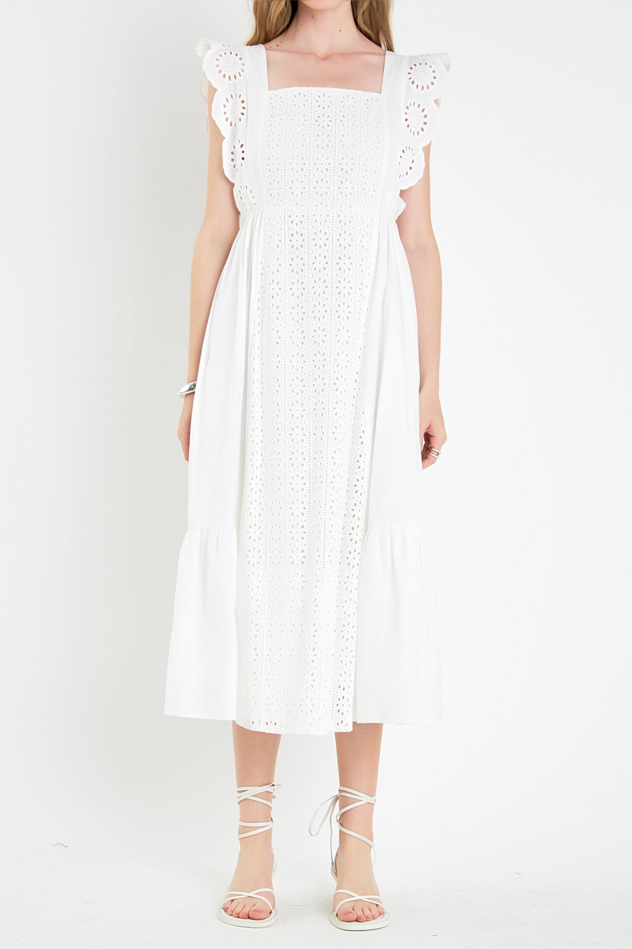 ENGLISH FACTORY - English Factory - Eyelet Maxi Dress - DRESSES available at Objectrare