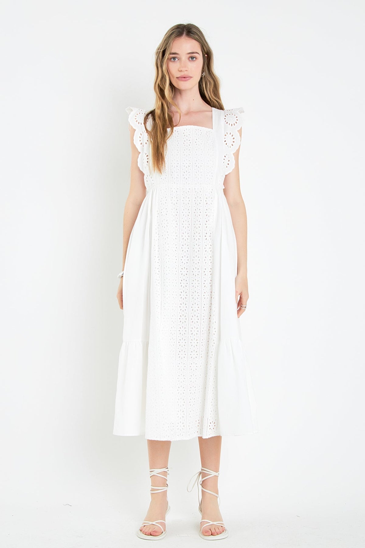 ENGLISH FACTORY - English Factory - Eyelet Maxi Dress - DRESSES available at Objectrare