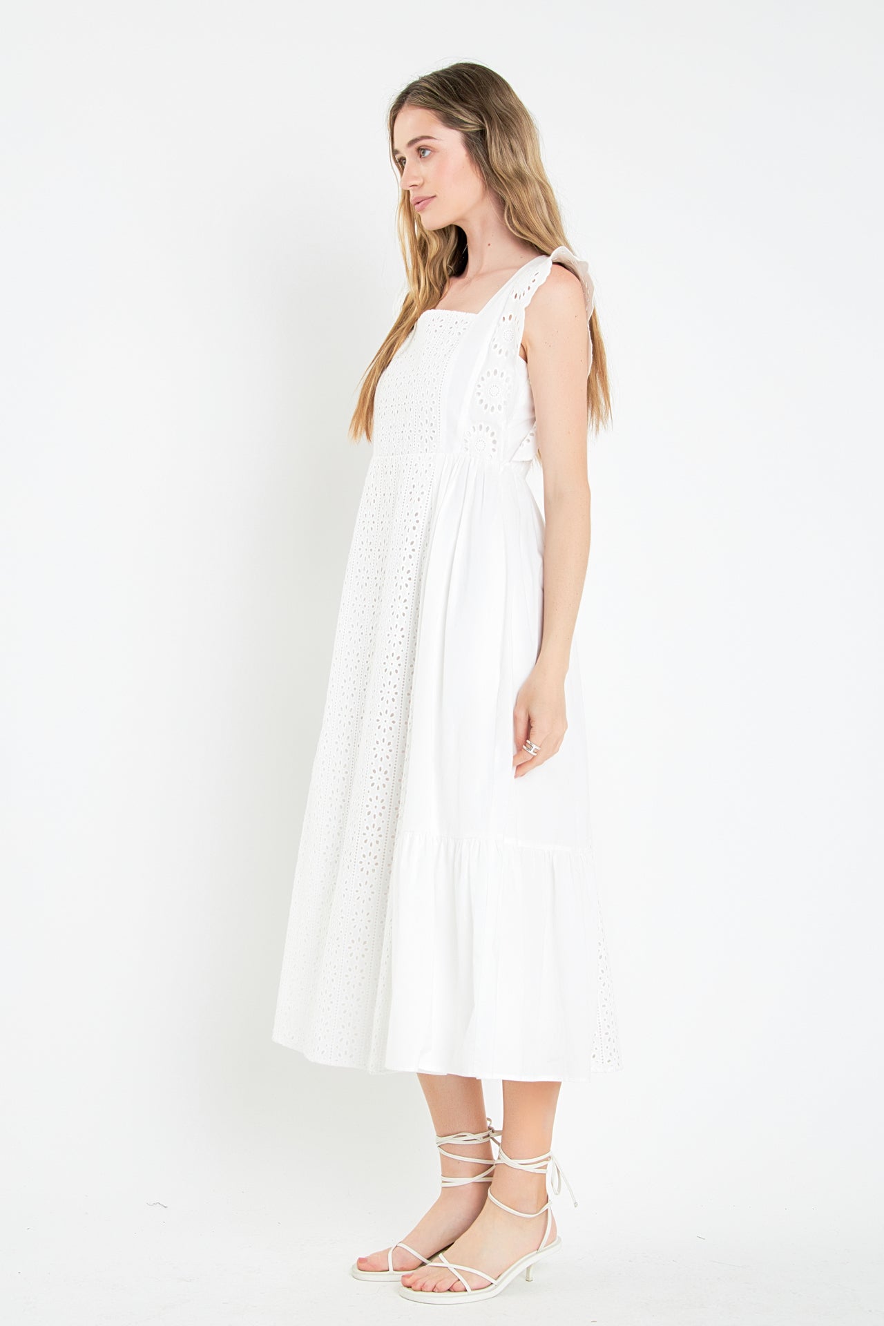 ENGLISH FACTORY - English Factory - Eyelet Maxi Dress - DRESSES available at Objectrare