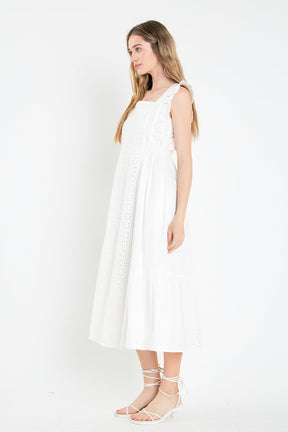 ENGLISH FACTORY - English Factory - Eyelet Maxi Dress - DRESSES available at Objectrare