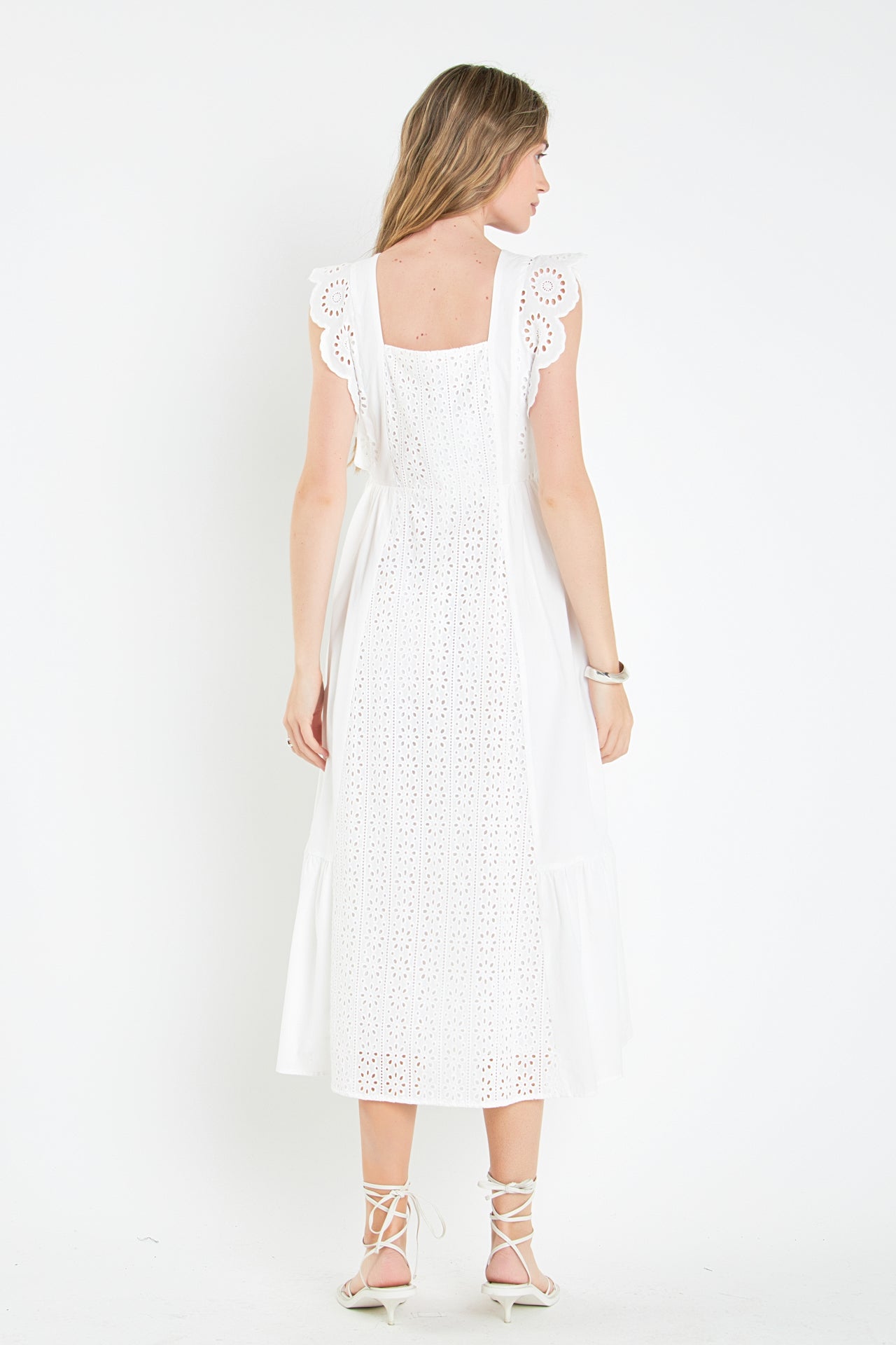 ENGLISH FACTORY - English Factory - Eyelet Maxi Dress - DRESSES available at Objectrare