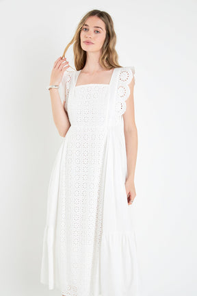 ENGLISH FACTORY - English Factory - Eyelet Maxi Dress - DRESSES available at Objectrare