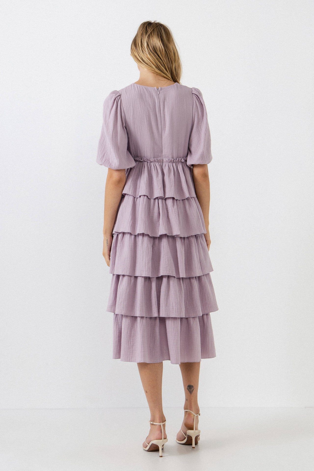 FREE THE ROSES - Solid Tiered Dress - DRESSES available at Objectrare