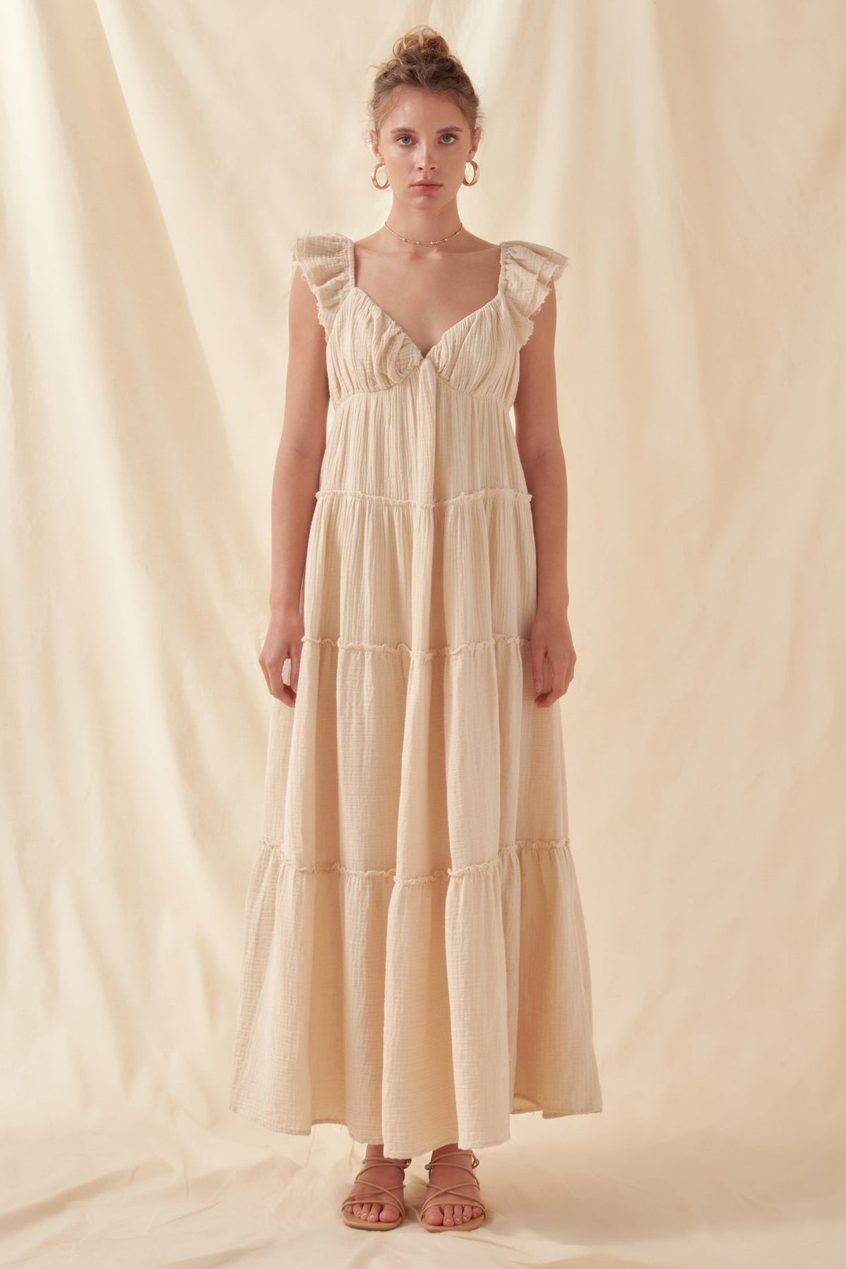 FREE THE ROSES - Free The Rose - Maxi Sweetheart With Raw Edge Details - DRESSES available at Objectrare