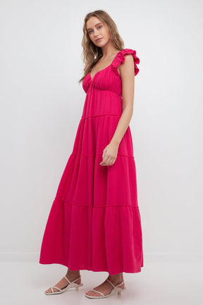 FREE THE ROSES - Free The Rose - Maxi Sweetheart With Raw Edge Details - DRESSES available at Objectrare