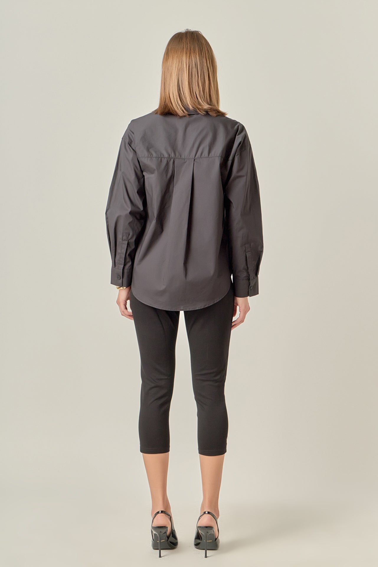 ENGLISH FACTORY - Bow Poplin Shirt - TOPS available at Objectrare