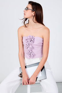Strapless Rose Top