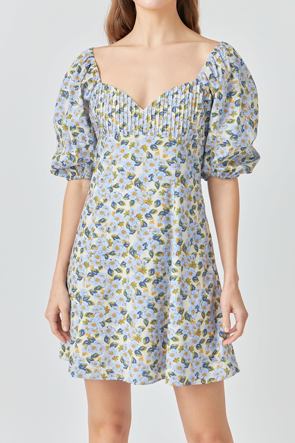 ENDLESS ROSE - Pintuck Mini Dress - DRESSES available at Objectrare