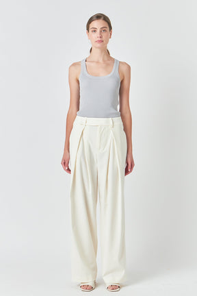 ENDLESS ROSE - Basic Ribbed Tank Top - TOPS available at Objectrare