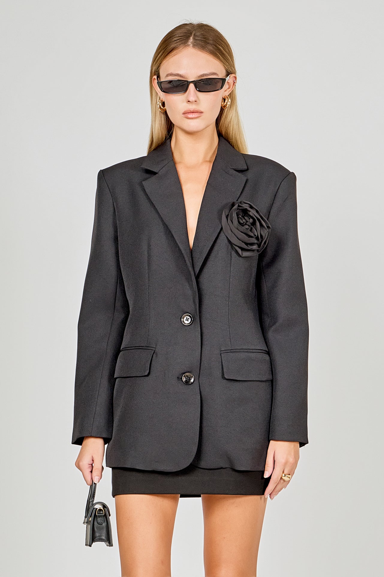 ENDLESS ROSE - Premium Corsage Blazer - BLAZERS available at Objectrare