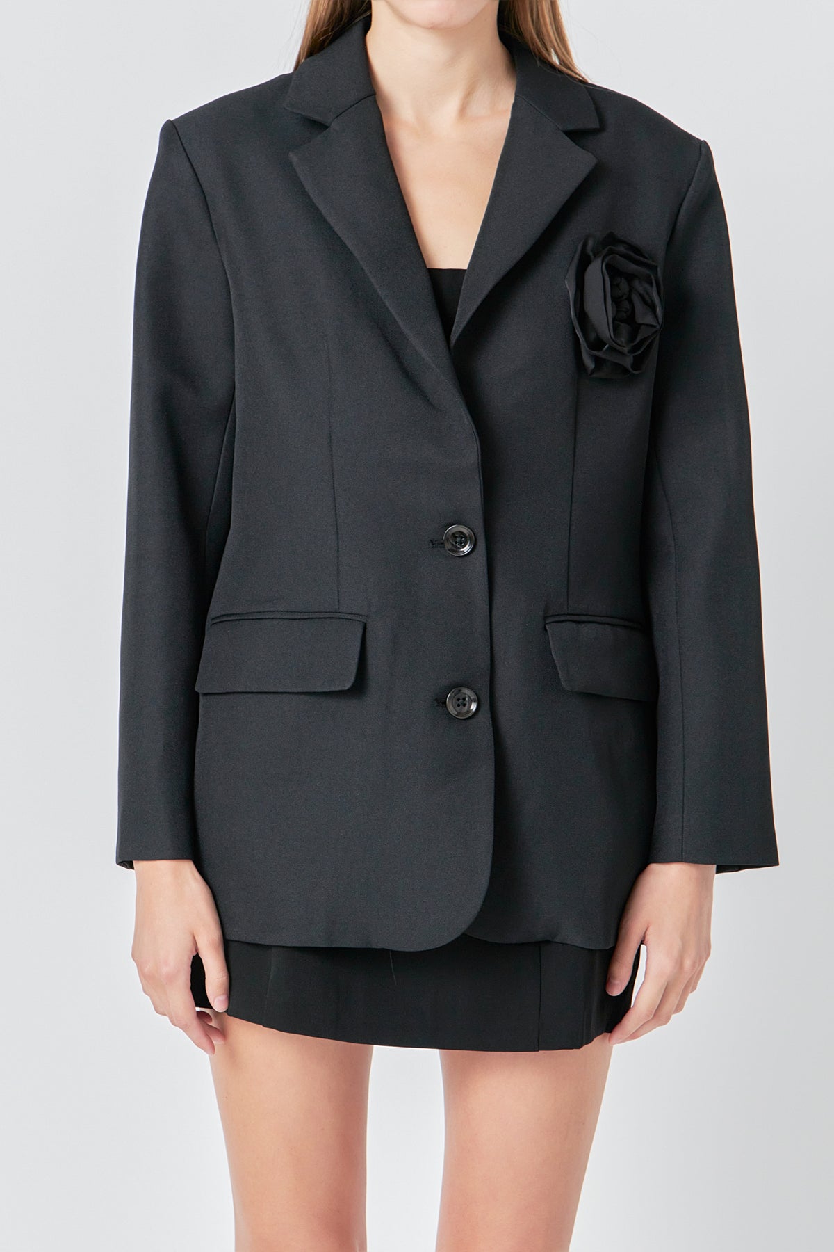 ENDLESS ROSE - Premium Corsage Blazer - BLAZERS available at Objectrare