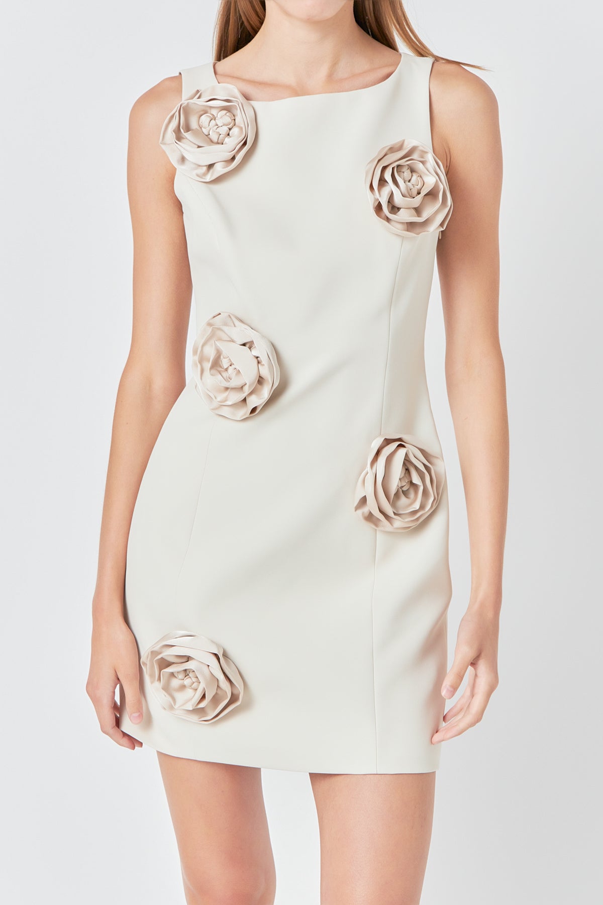 ENDLESS ROSE - Premium Corsage Mini Dress - DRESSES available at Objectrare