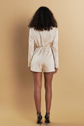 ENDLESS ROSE - Premium Corsage Tie Romper - ROMPERS available at Objectrare