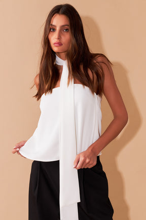 ENDLESS ROSE - Front Tie Strapless Top - TOPS available at Objectrare