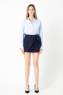ENDLESS ROSE - Bow Mini Skort - SKORTS available at Objectrare