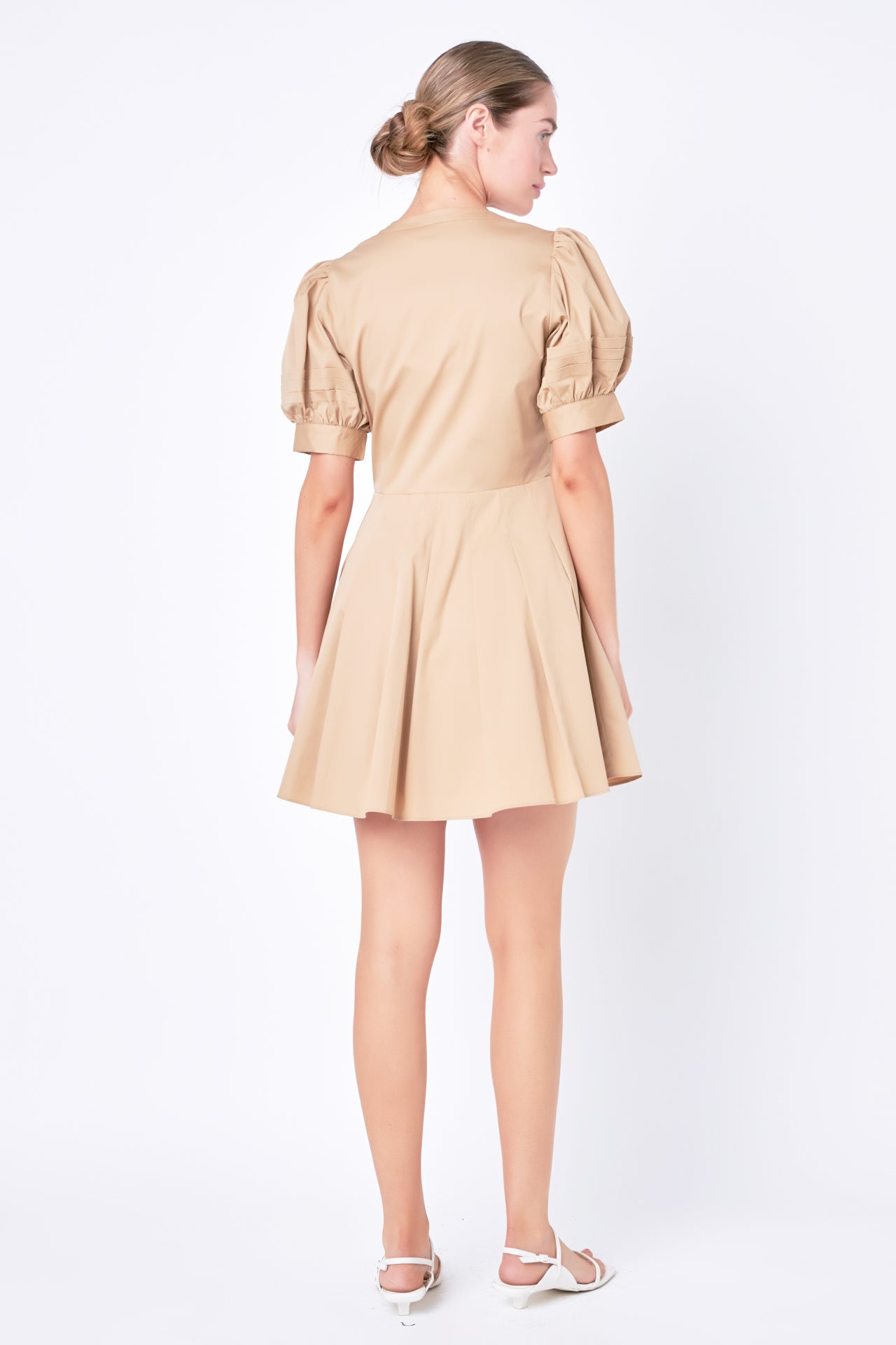 ENGLISH FACTORY - Pintuck Pleated Dress - DRESSES available at Objectrare