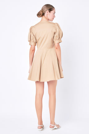 ENGLISH FACTORY - Pintuck Pleated Dress - DRESSES available at Objectrare