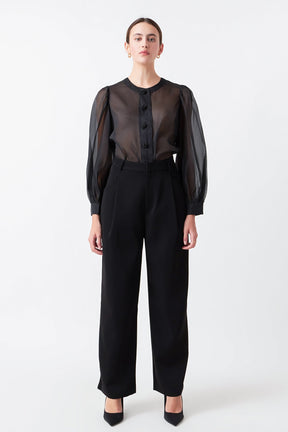 ENDLESS ROSE - Organza Jewel Top - TOPS available at Objectrare