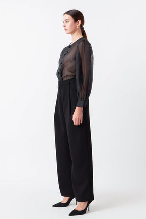 ENDLESS ROSE - Organza Jewel Top - TOPS available at Objectrare