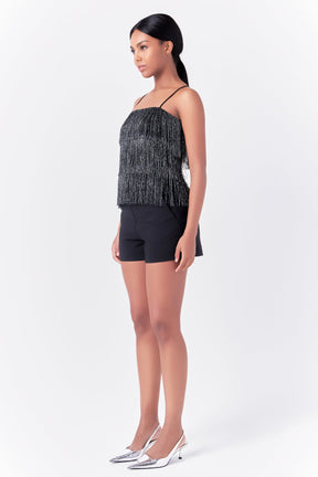 ENDLESS ROSE - Fringe Tiered Top - TOPS available at Objectrare