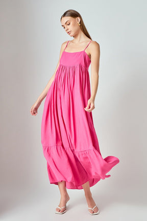 ENDLESS ROSE - Babydoll Maxi Dress - DRESSES available at Objectrare