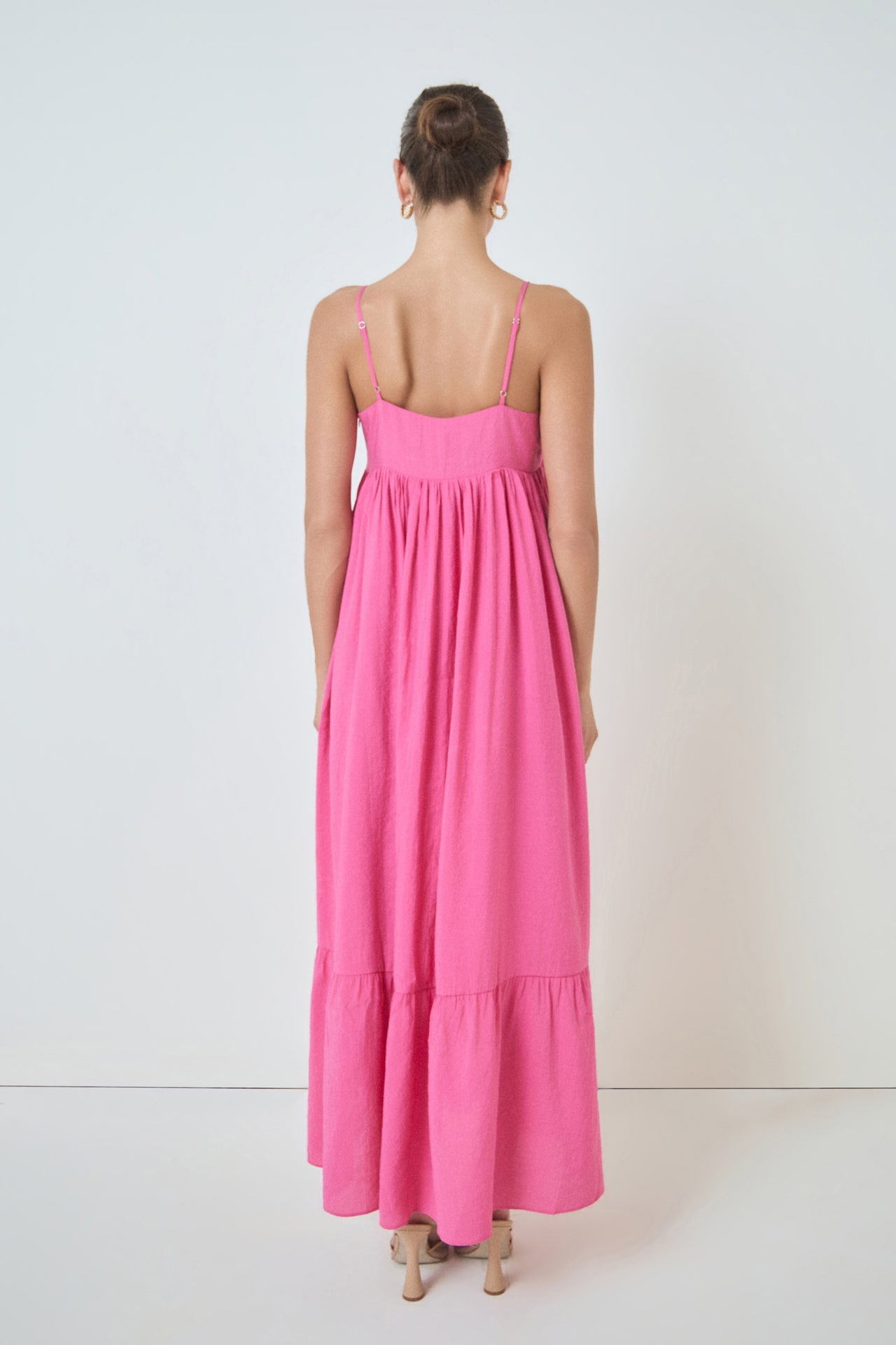 MARSY - Babydoll Maxi Dress - DRESSES available at Objectrare