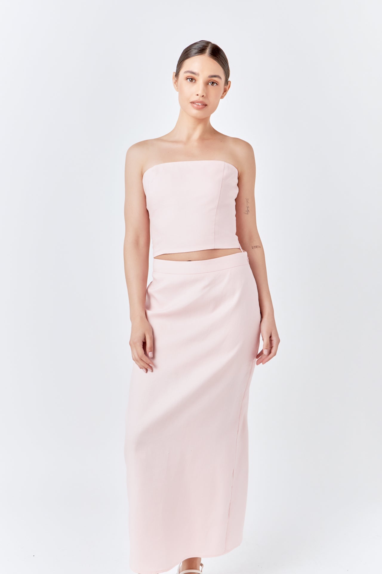 ENDLESS ROSE - Linen Maxi Skirt - SKIRTS available at Objectrare
