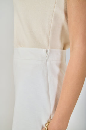 ENDLESS ROSE - Linen Maxi Skirt - SKIRTS available at Objectrare