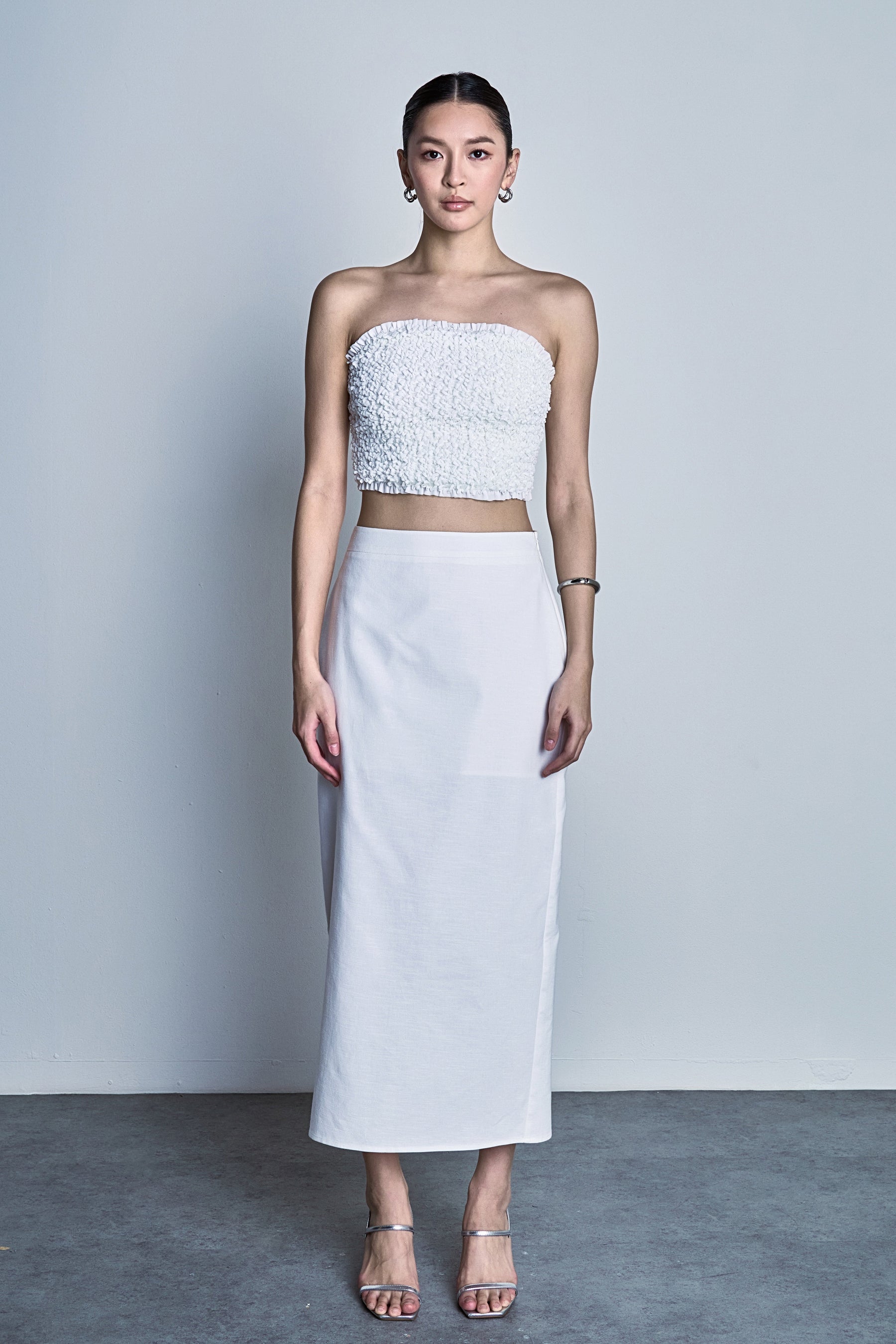 ENDLESS ROSE - Linen Maxi Skirt - SKIRTS available at Objectrare