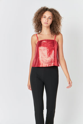 ENDLESS ROSE - Sequins Top - TOPS available at Objectrare