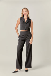 MARSY - Blazer Open Front Jumpsuit - JUMPSUITS available at Objectrare