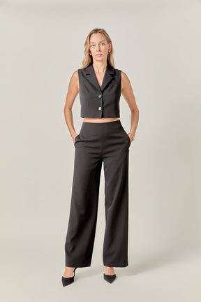 MARSY - Blazer Open Front Jumpsuit - JUMPSUITS available at Objectrare
