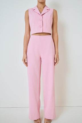 MARSY - Blazer Open Front Jumpsuit - JUMPSUITS available at Objectrare