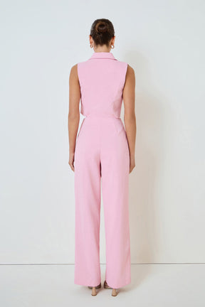 MARSY - Blazer Open Front Jumpsuit - JUMPSUITS available at Objectrare