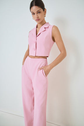 MARSY - Blazer Open Front Jumpsuit - JUMPSUITS available at Objectrare