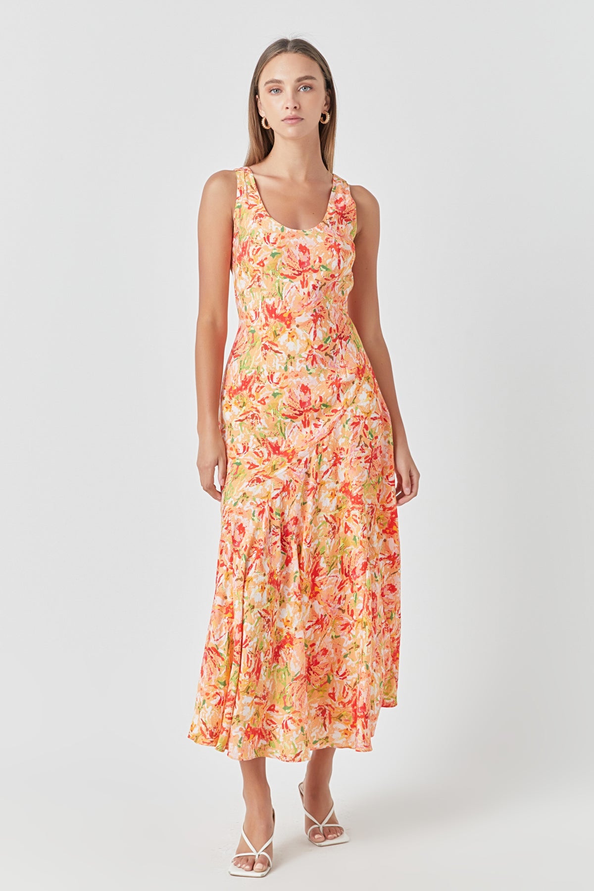 ENDLESS ROSE - Floral Print Slip Dress - DRESSES available at Objectrare