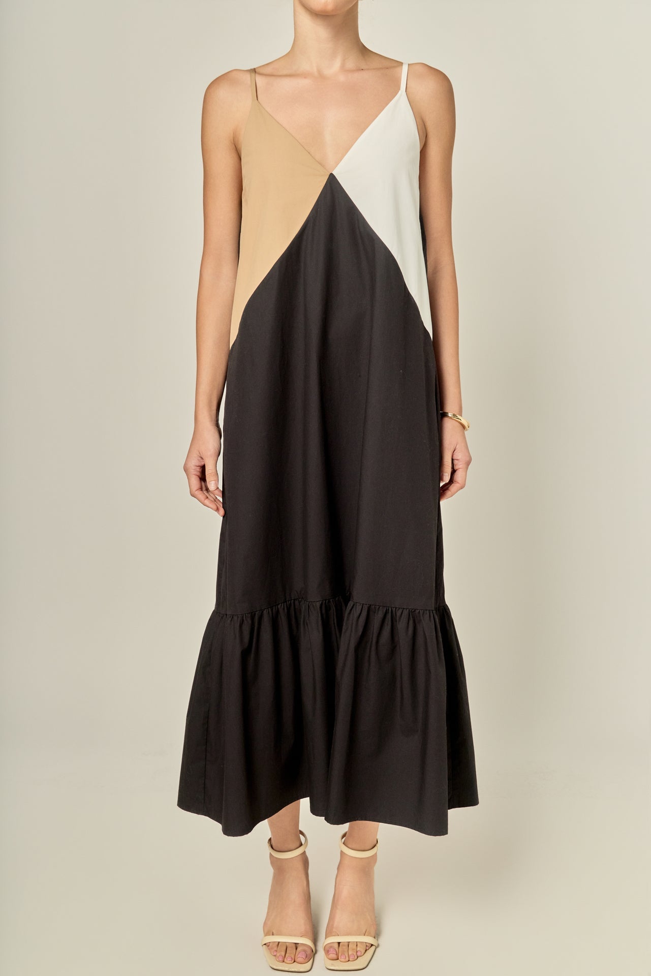 ENGLISH FACTORY - Color Block Maxi Dress - DRESSES available at Objectrare