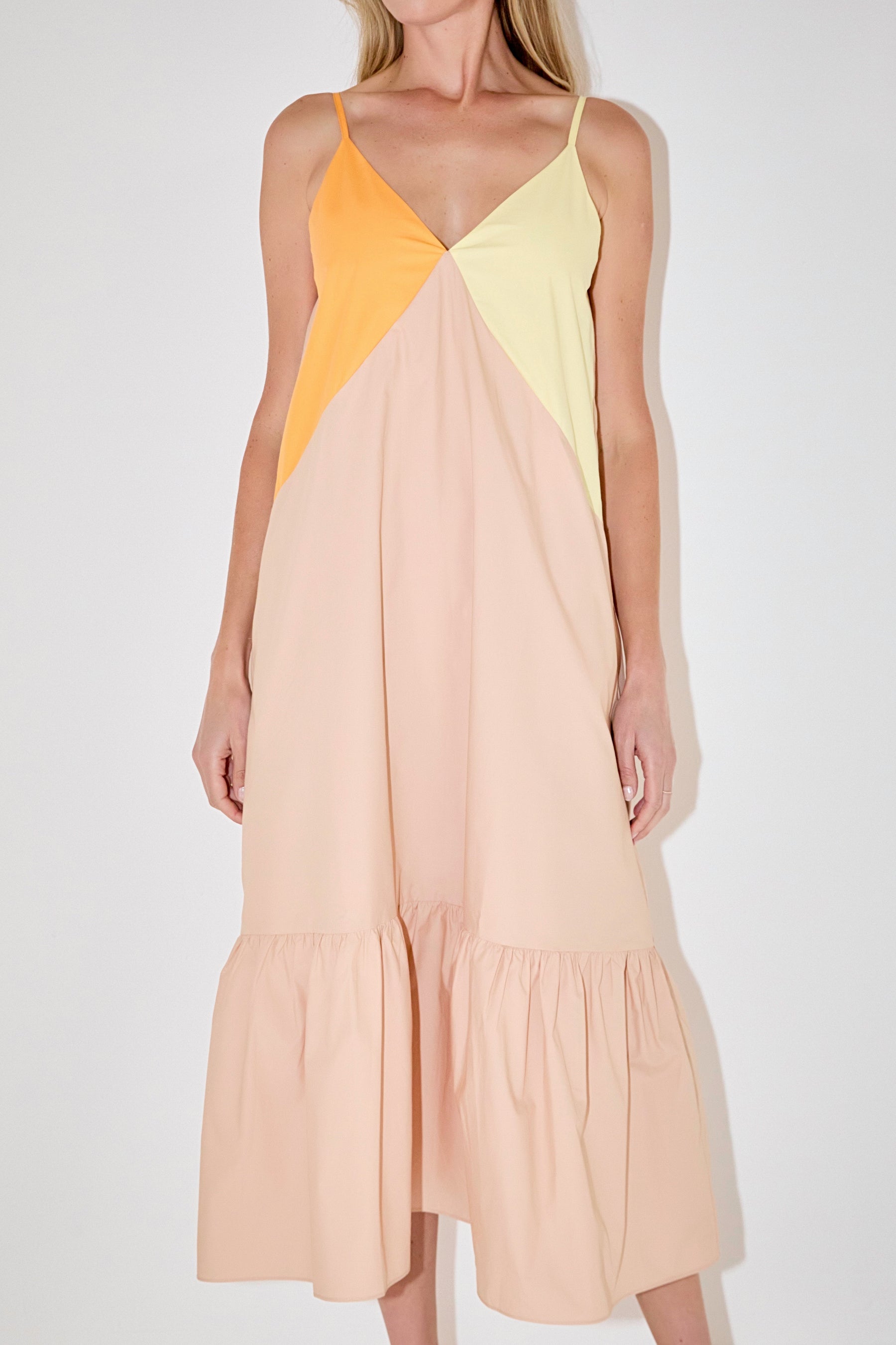 ENGLISH FACTORY - Color Block Maxi Dress - DRESSES available at Objectrare
