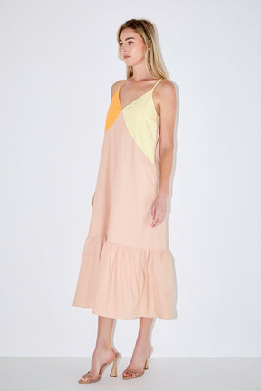 ENGLISH FACTORY - Color Block Maxi Dress - DRESSES available at Objectrare